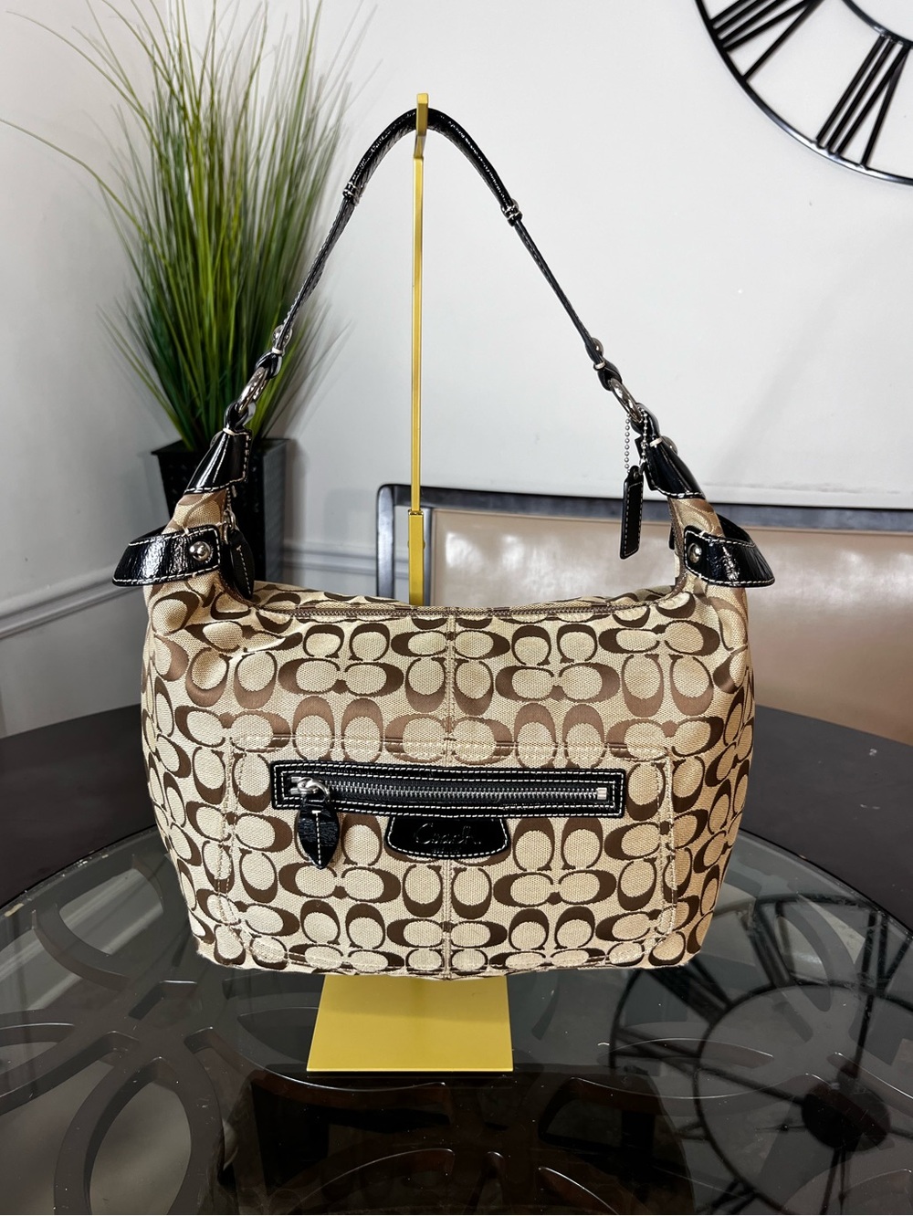 Vintage Coach Penelope Signature Hobo C Monogram